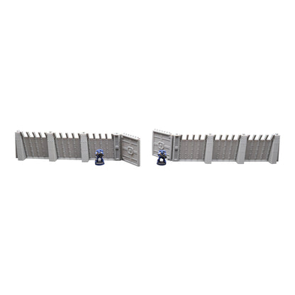 Command Station Secuity Walls - 28mm Wargaming Scatter Terrain Scenery Tabletop