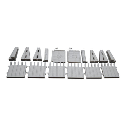 Command Station Secuity Walls - 28mm Wargaming Scatter Terrain Scenery Tabletop