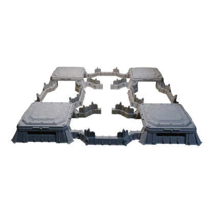 Trench Bunker Set - 28mm Wargaming Scatter Terrain Scenery Tabletop Miniature - 3D Printed Terrain and Scenery - Geek Gaming Scenics - Jawar3d