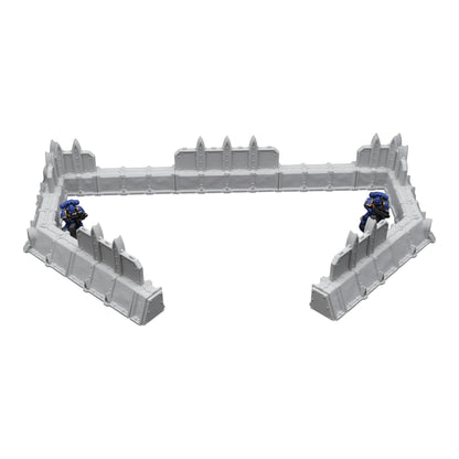 Trench Bunker Walls - 28mm Wargaming Scatter Terrain Scenery Tabletop Miniature
