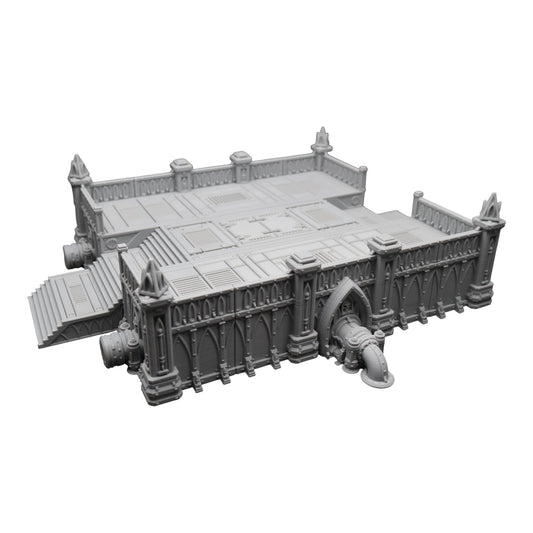 Steel Refinery Assembly #2 - 28mm Wargaming Scatter Terrain Scenery Tabletop