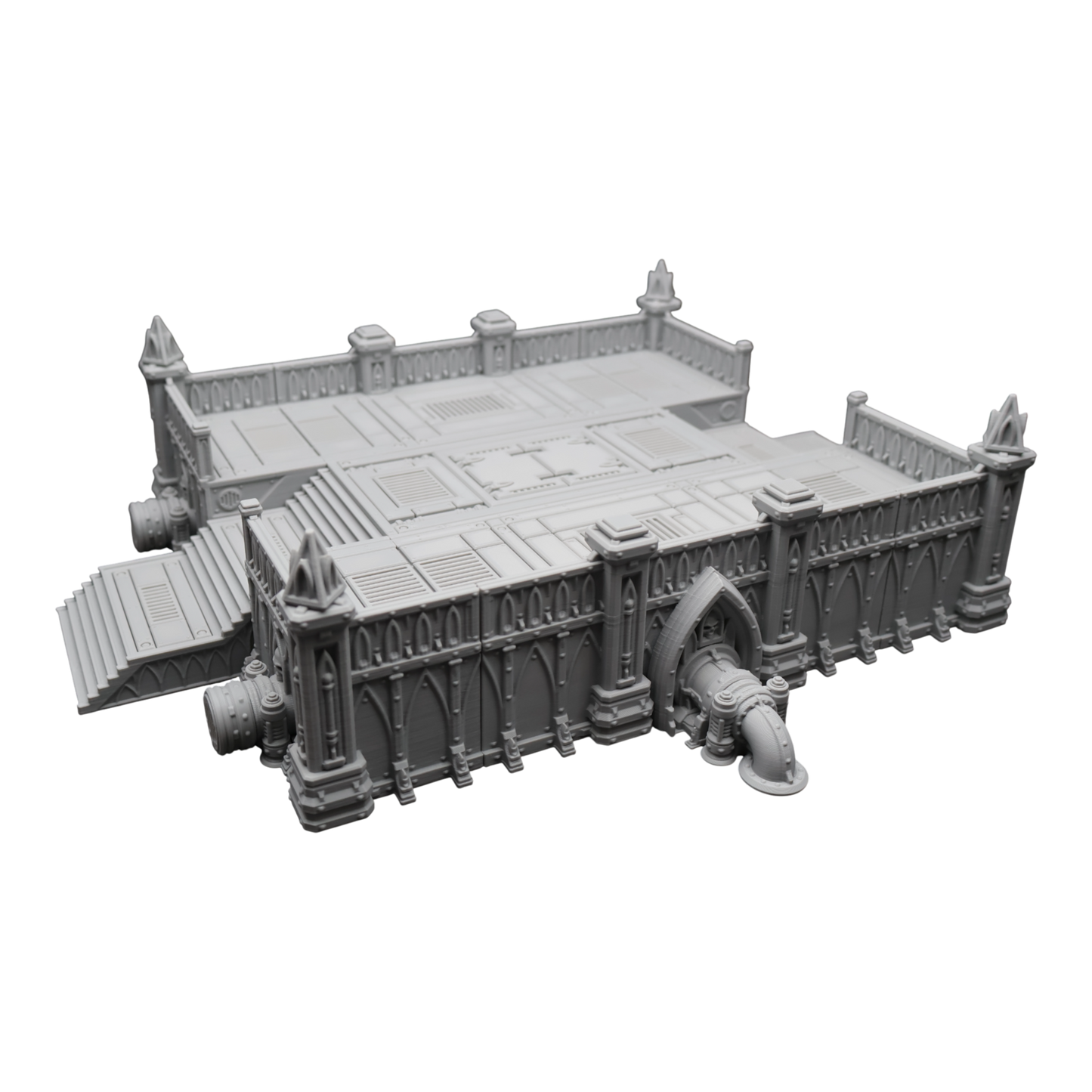 Steel Refinery Assembly #2 - 28mm Wargaming Scatter Terrain Scenery Tabletop