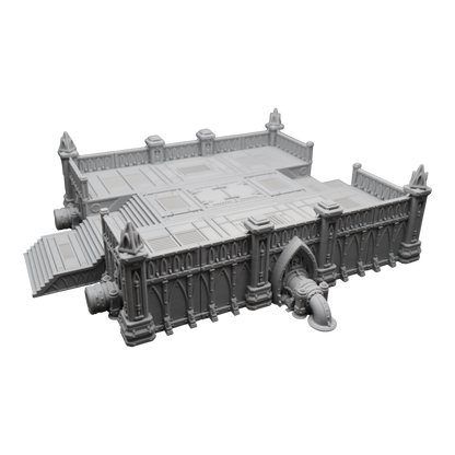 Steel Refinery Assembly #2 - 28mm Wargaming Scatter Terrain Scenery Tabletop