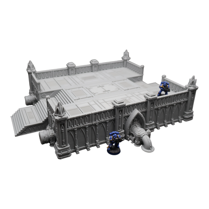 Steel Refinery Assembly #2 - 28mm Wargaming Scatter Terrain Scenery Tabletop