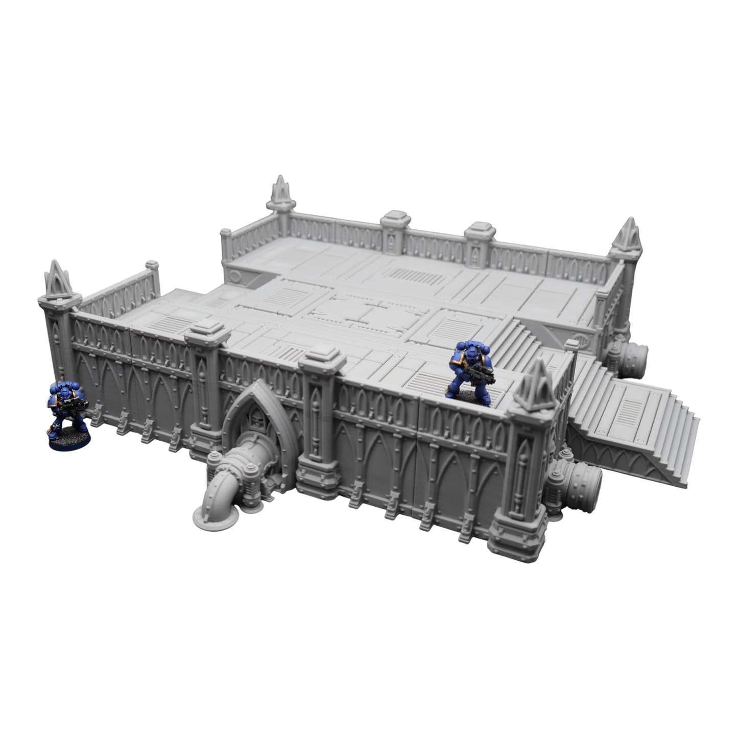 Steel Refinery Assembly #2 - 28mm Wargaming Scatter Terrain Scenery Tabletop