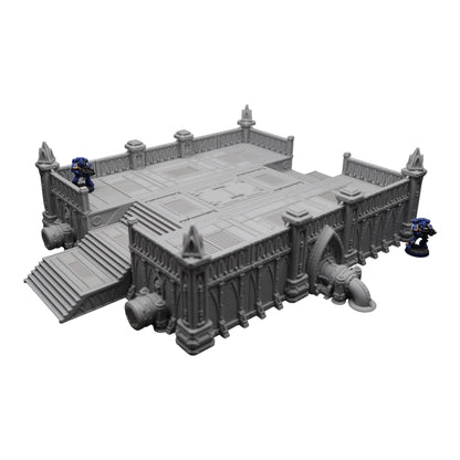 Steel Refinery Assembly #2 - 28mm Wargaming Scatter Terrain Scenery Tabletop