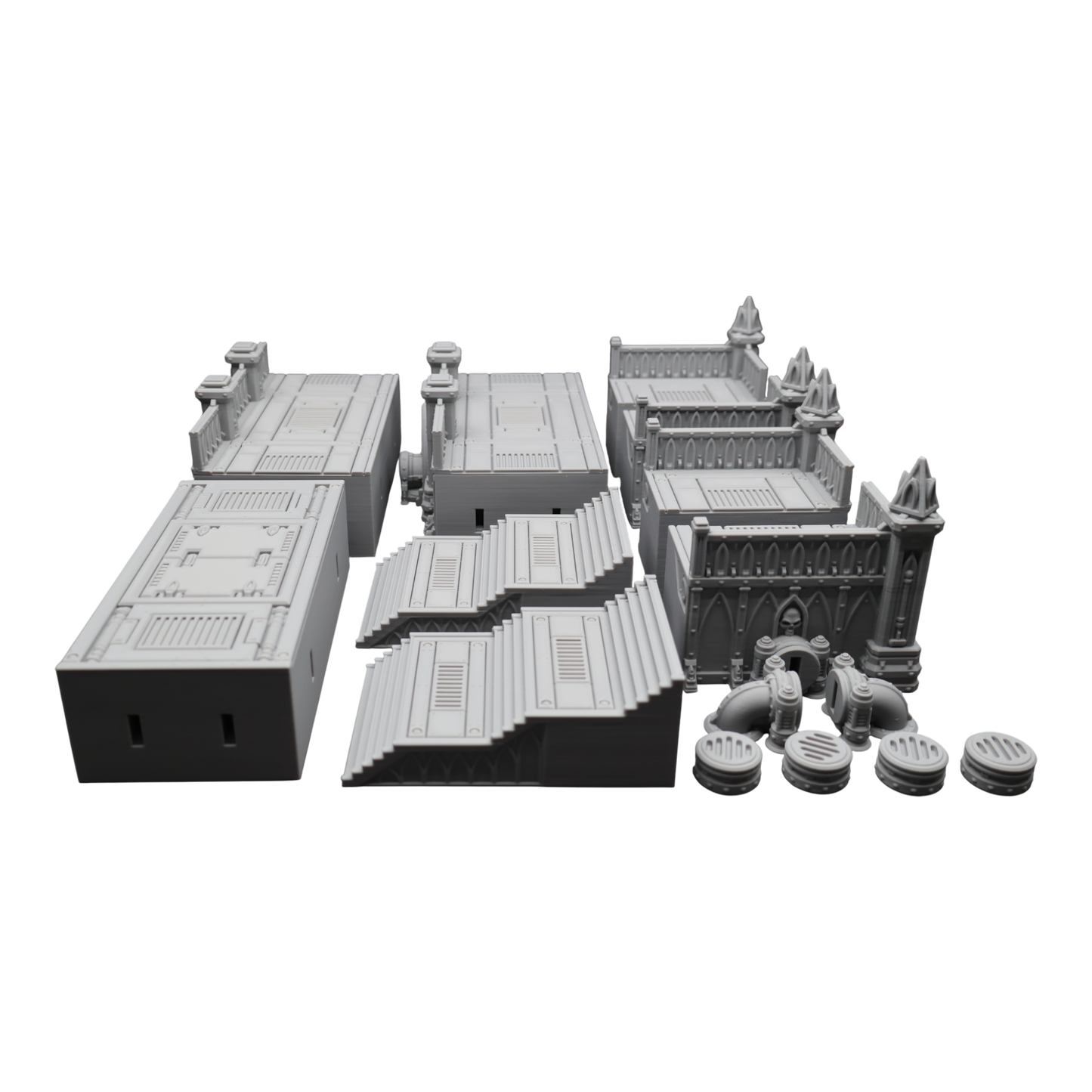 Steel Refinery Assembly #2 - 28mm Wargaming Scatter Terrain Scenery Tabletop