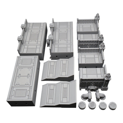 Steel Refinery Assembly #2 - 28mm Wargaming Scatter Terrain Scenery Tabletop