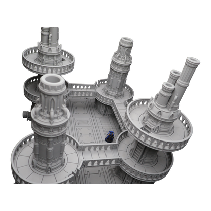 Steel Refinery Assembly #3 - 28mm Wargaming Scatter Terrain Scenery Tabletop