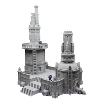 Steel Refinery Assembly #4 - 28mm Wargaming Scatter Terrain Scenery Tabletop