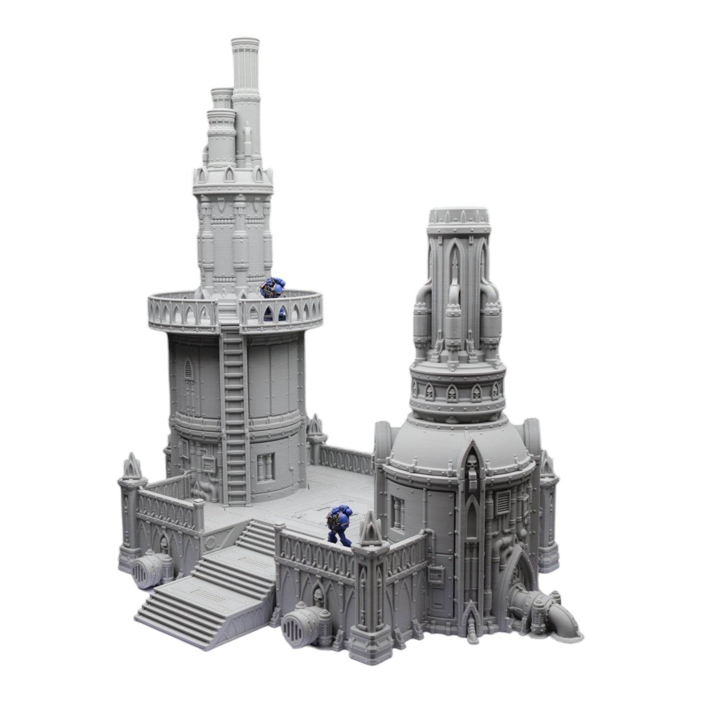 Steel Refinery Assembly #4 - 28mm Wargaming Scatter Terrain Scenery Tabletop