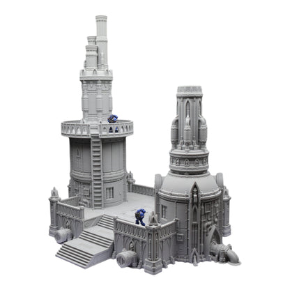 Steel Refinery Assembly #4 - 28mm Wargaming Scatter Terrain Scenery Tabletop