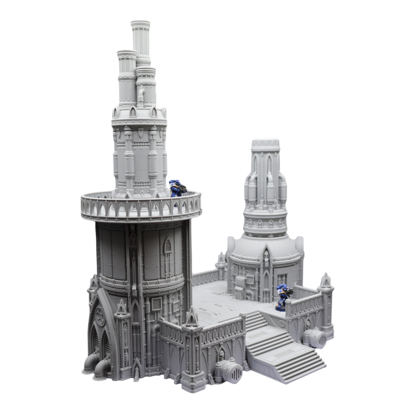 Steel Refinery Assembly #4 - 28mm Wargaming Scatter Terrain Scenery Tabletop