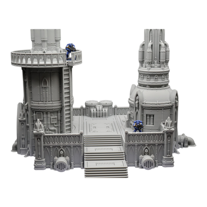 Steel Refinery Assembly #4 - 28mm Wargaming Scatter Terrain Scenery Tabletop