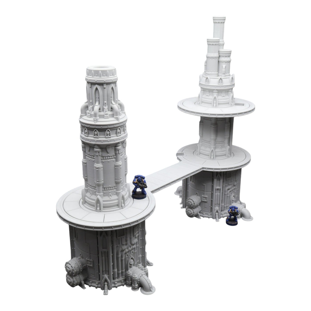 Steel Refinery Assembly #6 - 28mm Wargaming Scatter Terrain Scenery Tabletop Grimdark