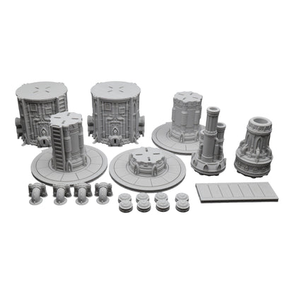 Steel Refinery Assembly #6 - 28mm Wargaming Scatter Terrain Scenery Tabletop Grimdark