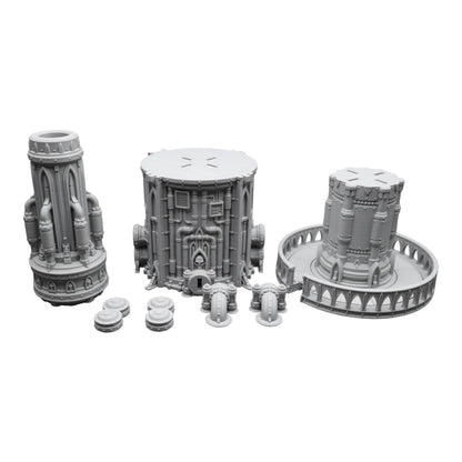 Steel Refinery Assembly #7 - 28mm Wargaming Scatter Terrain Scenery Tabletop