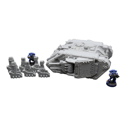 Tank #2 - 28mm Wargaming Scatter Terrain Scenery Tabletop