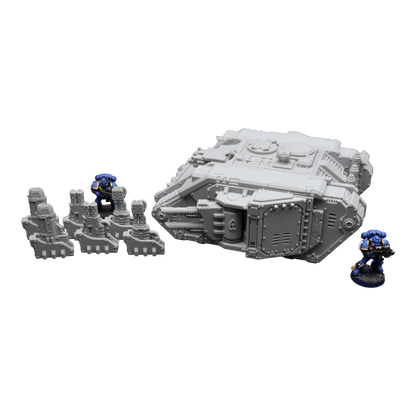 Tank #2 - 28mm Wargaming Scatter Terrain Scenery Tabletop