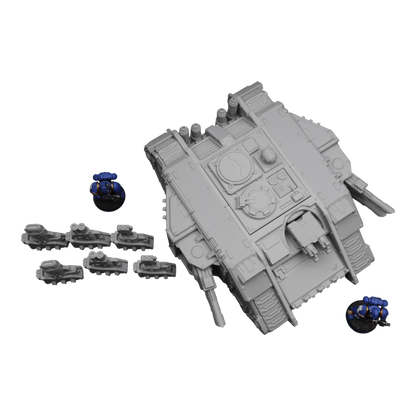 Tank #2 - 28mm Wargaming Scatter Terrain Scenery Tabletop