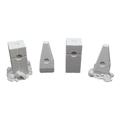 Alien Obelisk Set - 28mm Wargaming Scatter Terrain Scenery Tabletop Miniature