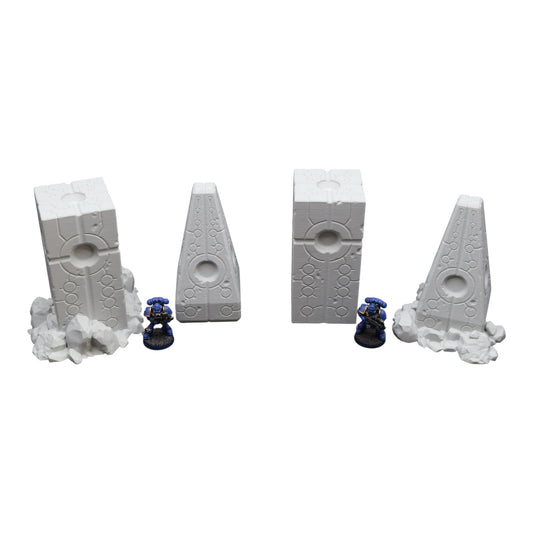 Alien Obelisk Set - 28mm Wargaming Scatter Terrain Scenery Tabletop Miniature