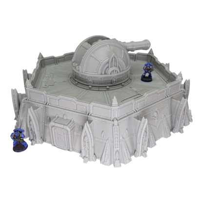 Defense Turret Platform - 28mm Wargaming Scatter Terrain Scenery Tabletop