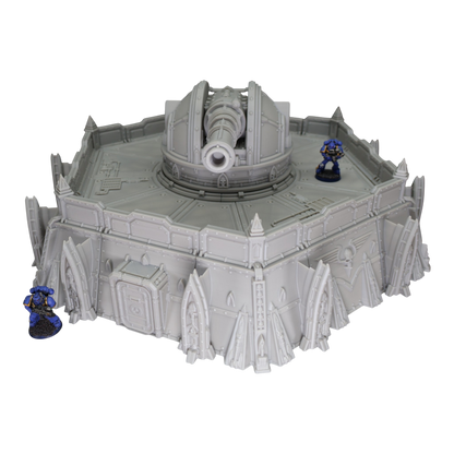 Defense Turret Platform - 28mm Wargaming Scatter Terrain Scenery Tabletop