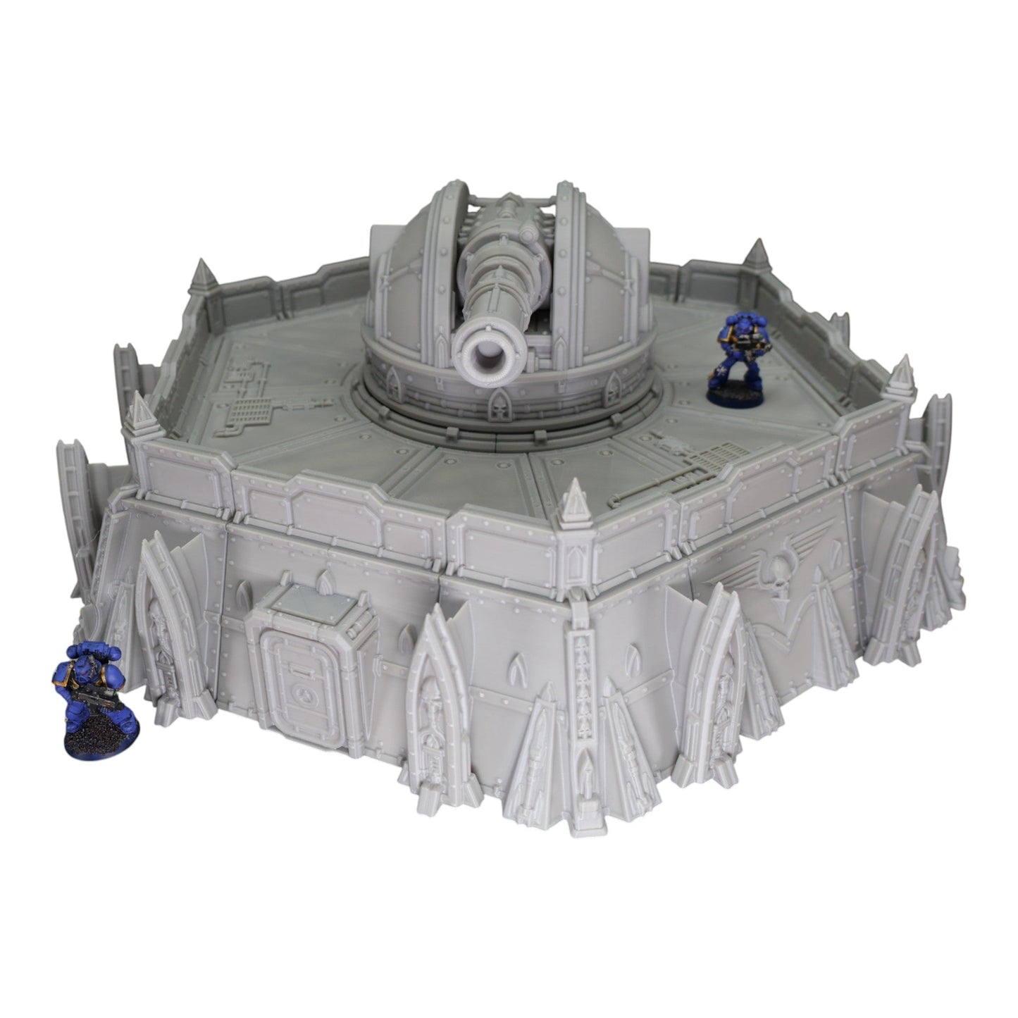Defense Turret Platform - 28mm Wargaming Scatter Terrain Scenery Tabletop