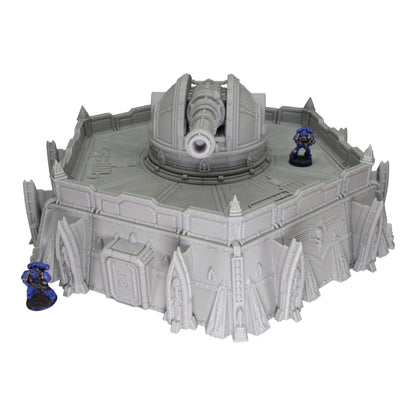 Defense Turret Platform - 28mm Wargaming Scatter Terrain Scenery Tabletop
