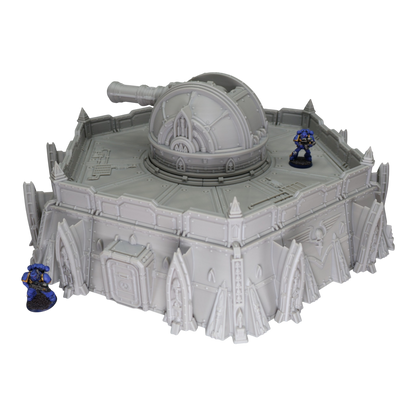 Defense Turret Platform - 28mm Wargaming Scatter Terrain Scenery Tabletop