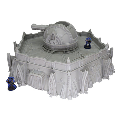 Defense Turret Platform - 28mm Wargaming Scatter Terrain Scenery Tabletop