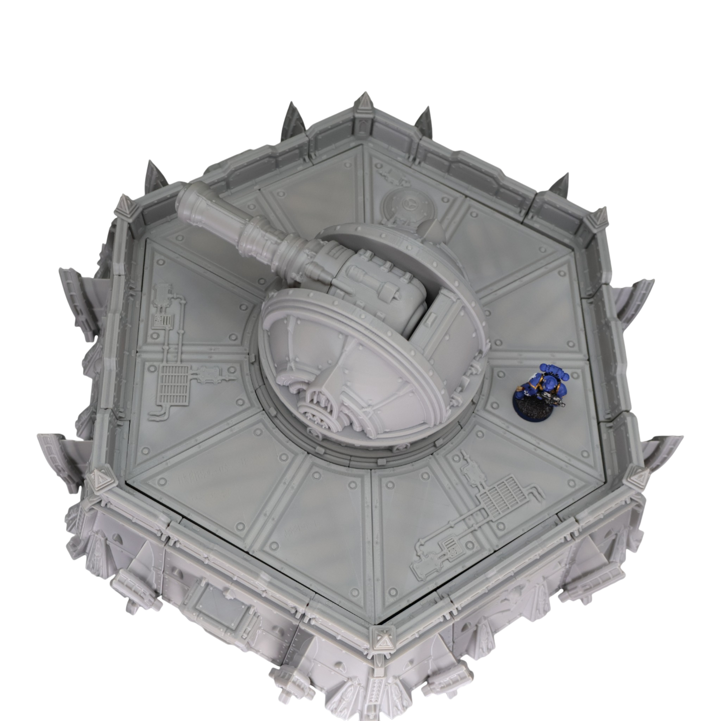 Defense Turret Platform - 28mm Wargaming Scatter Terrain Scenery Tabletop