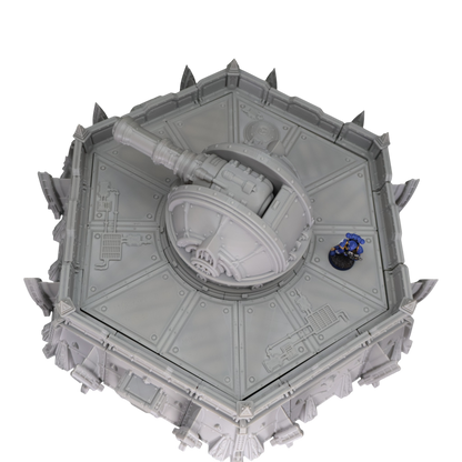 Defense Turret Platform - 28mm Wargaming Scatter Terrain Scenery Tabletop