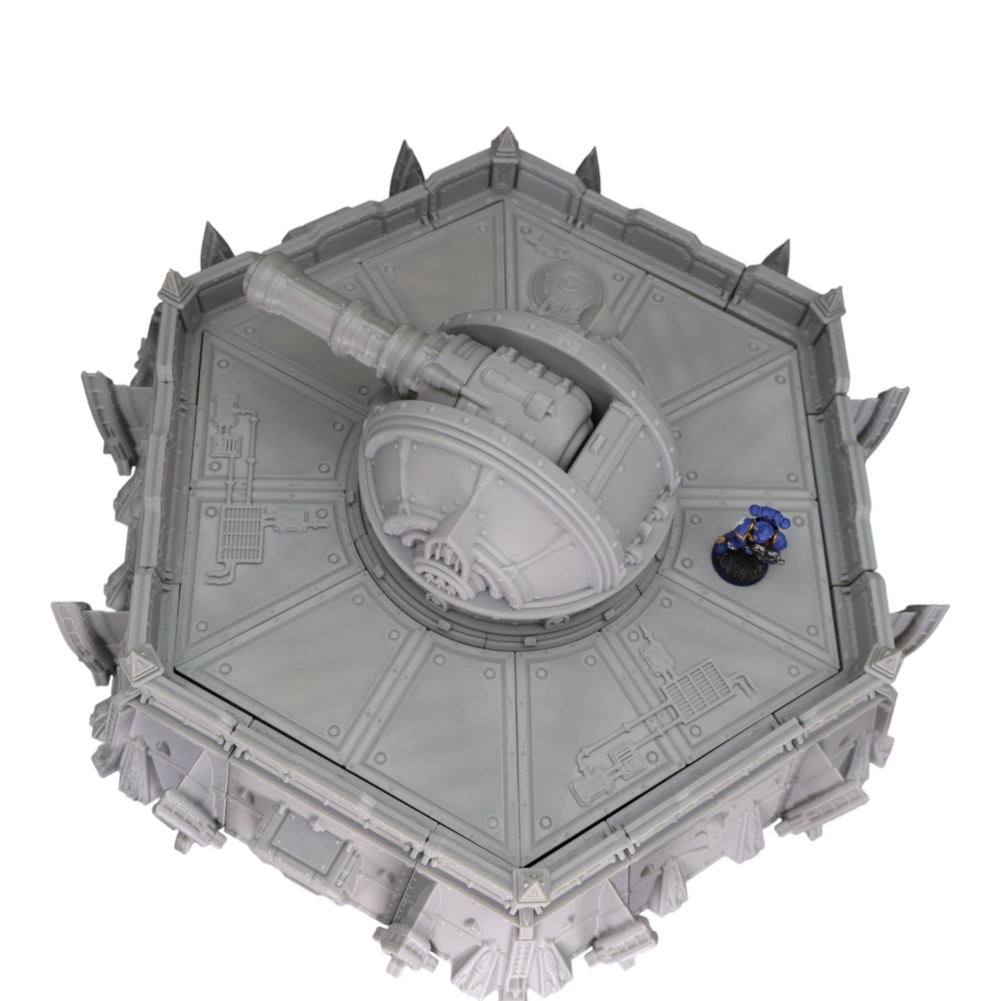 Defense Turret Platform - 28mm Wargaming Scatter Terrain Scenery Tabletop