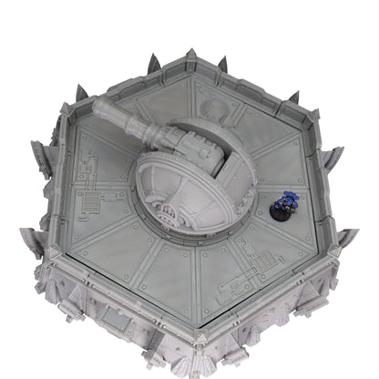 Defense Turret Platform - 28mm Wargaming Scatter Terrain Scenery Tabletop