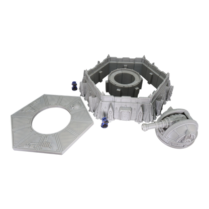 Defense Turret Platform - 28mm Wargaming Scatter Terrain Scenery Tabletop