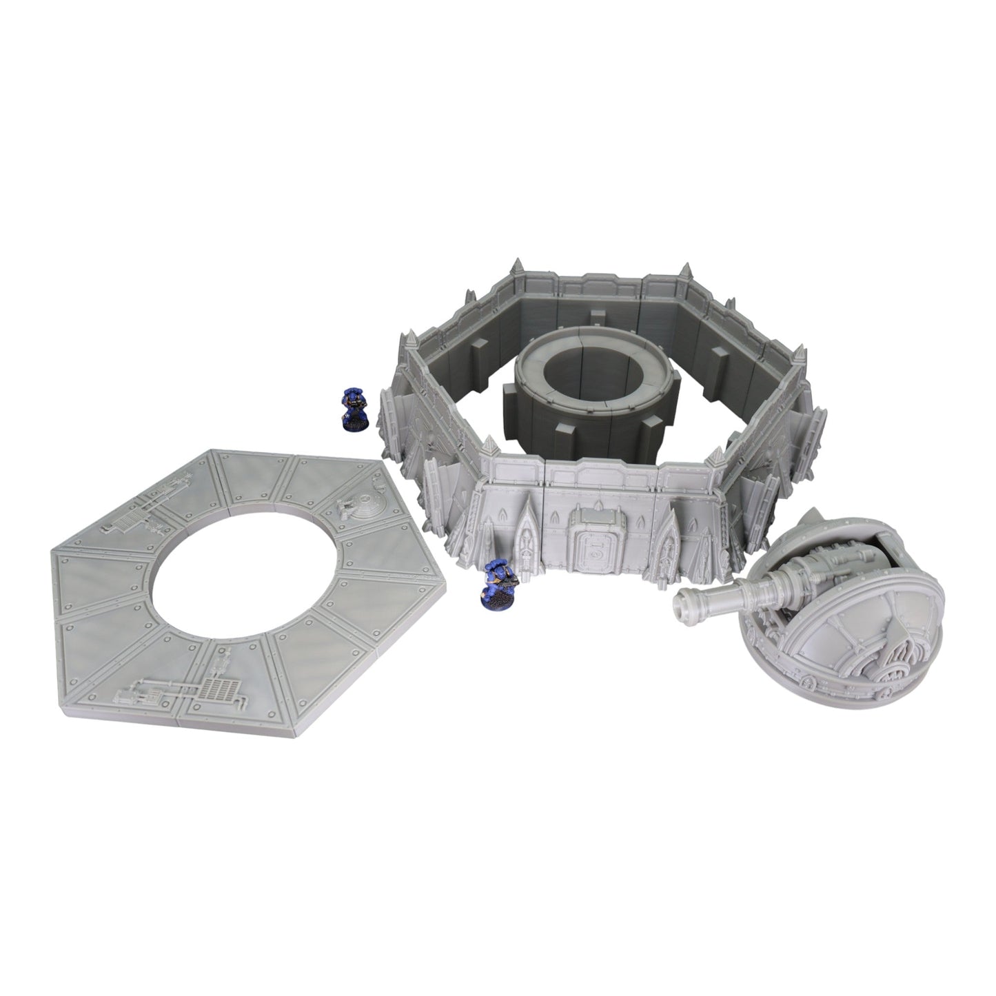 Defense Turret Platform - 28mm Wargaming Scatter Terrain Scenery Tabletop