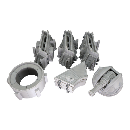 Defense Turret Platform - 28mm Wargaming Scatter Terrain Scenery Tabletop