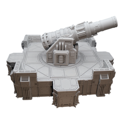 Big Gun Platform #1 - 28mm Wargaming Scatter Terrain Scenery Tabletop Miniature