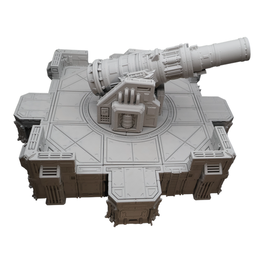 Big Gun Platform #1 - 28mm Wargaming Scatter Terrain Scenery Tabletop Miniature - 3D Printed Terrain and Scenery - Geek Gaming Scenics - Jawar3d