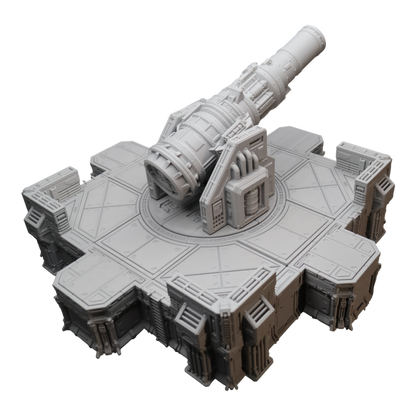 Big Gun Platform #1 - 28mm Wargaming Scatter Terrain Scenery Tabletop Miniature