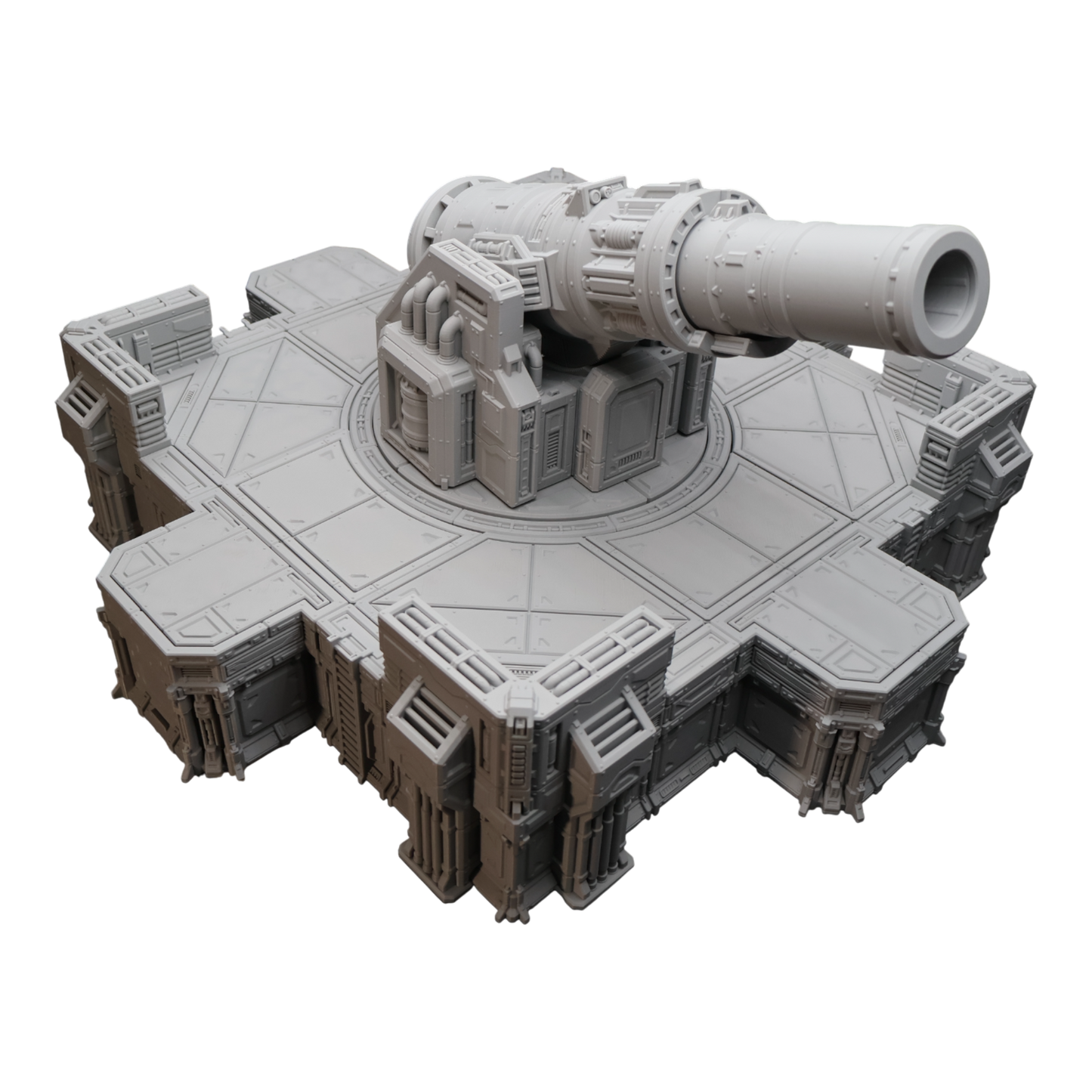 Big Gun Platform #1 - 28mm Wargaming Scatter Terrain Scenery Tabletop Miniature