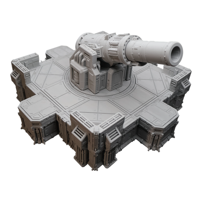 Big Gun Platform #1 - 28mm Wargaming Scatter Terrain Scenery Tabletop Miniature