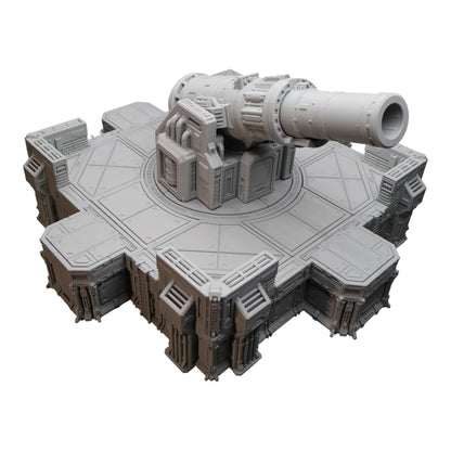 Big Gun Platform #1 - 28mm Wargaming Scatter Terrain Scenery Tabletop Miniature