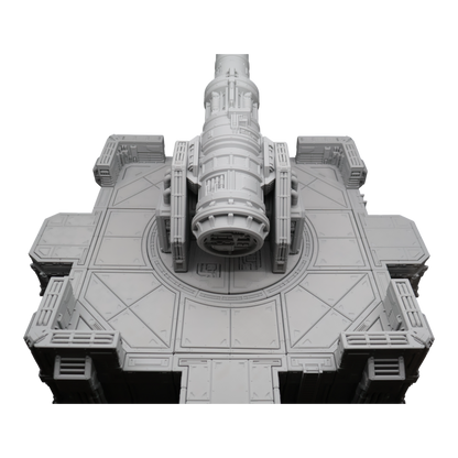 Big Gun Platform #1 - 28mm Wargaming Scatter Terrain Scenery Tabletop Miniature
