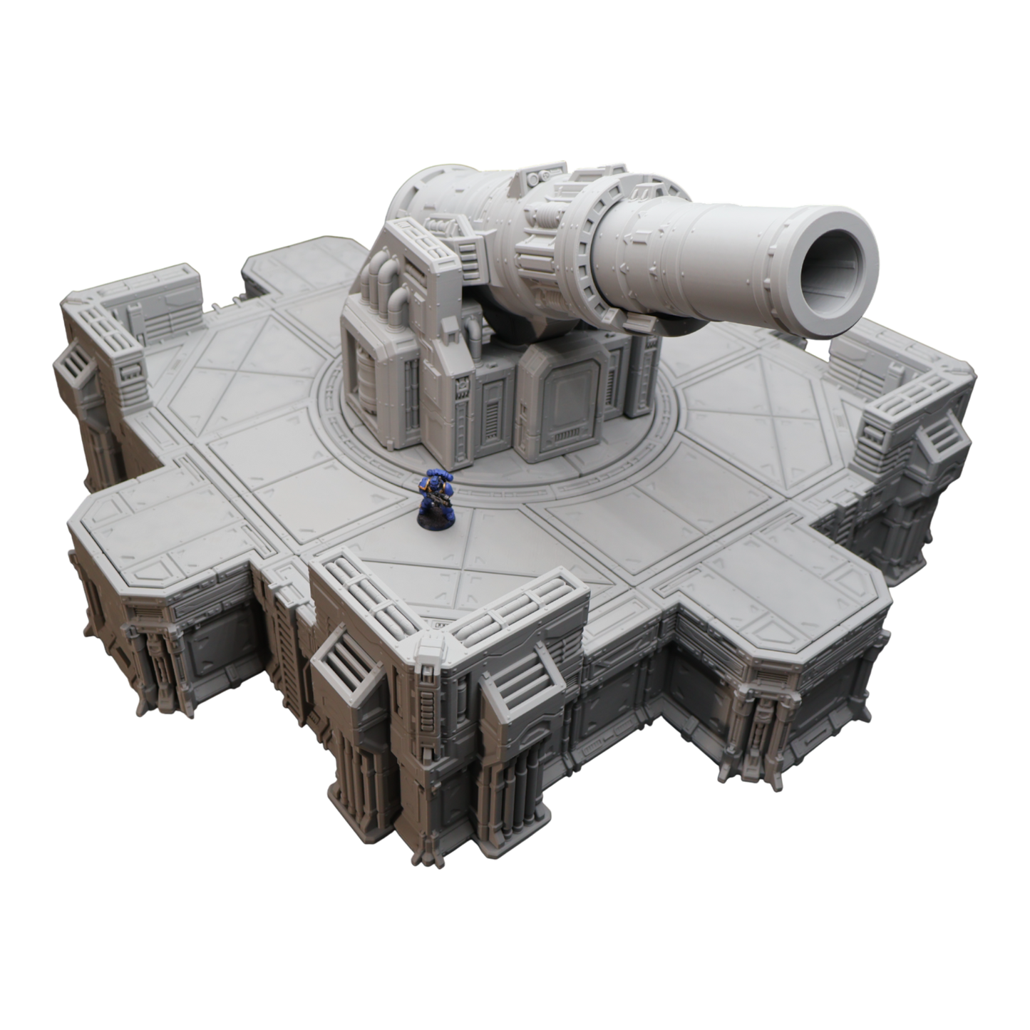 Big Gun Platform #1 - 28mm Wargaming Scatter Terrain Scenery Tabletop Miniature