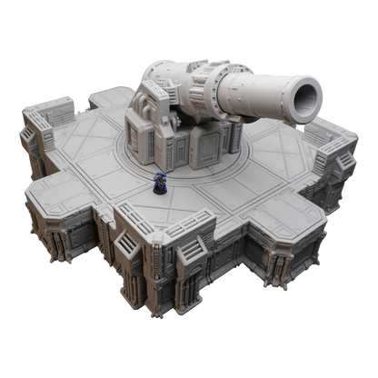 Big Gun Platform #1 - 28mm Wargaming Scatter Terrain Scenery Tabletop Miniature
