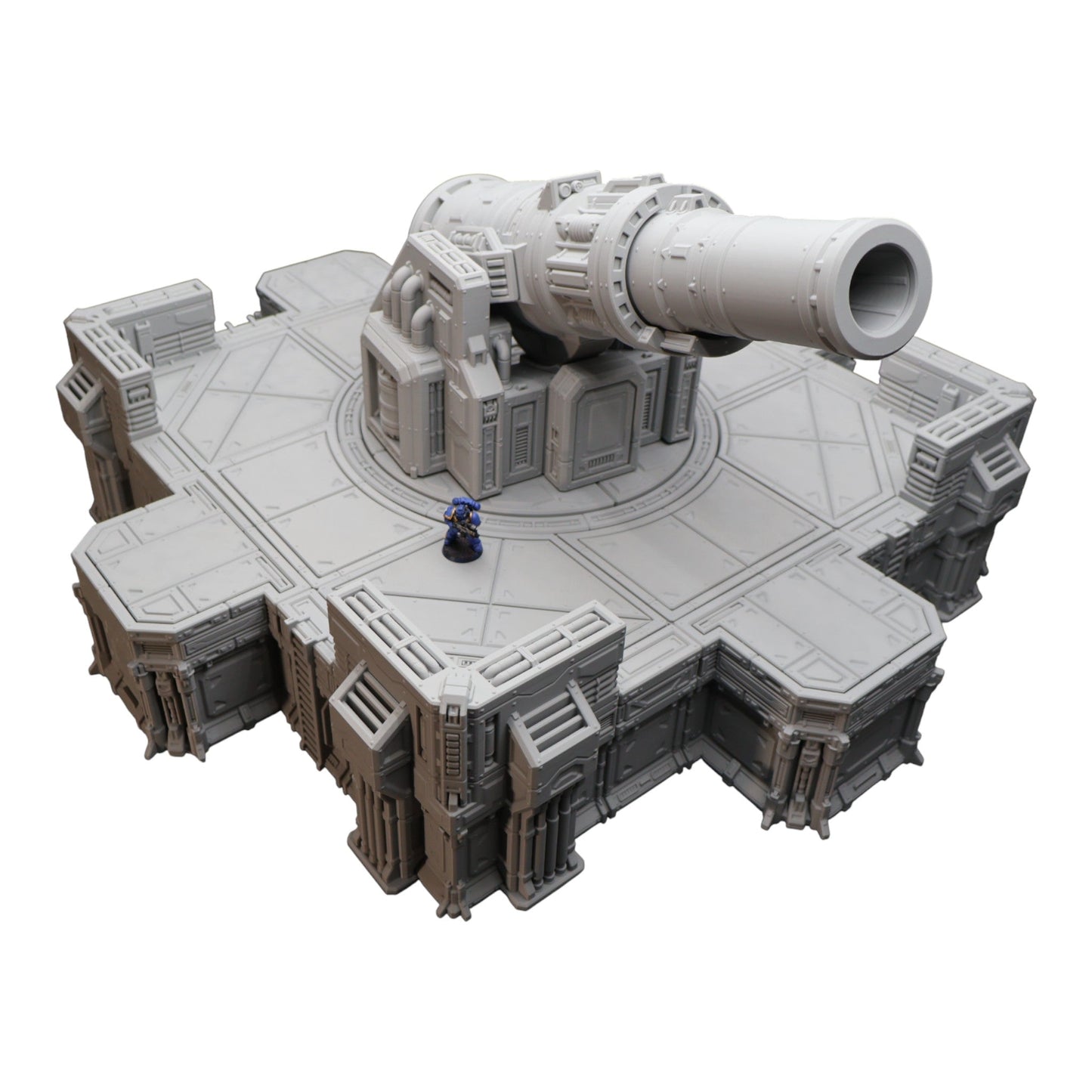 Big Gun Platform #1 - 28mm Wargaming Scatter Terrain Scenery Tabletop Miniature