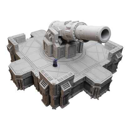 Big Gun Platform #1 - 28mm Wargaming Scatter Terrain Scenery Tabletop Miniature